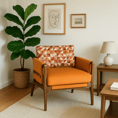 Gharaana Armchairs Kram Plush Armchair