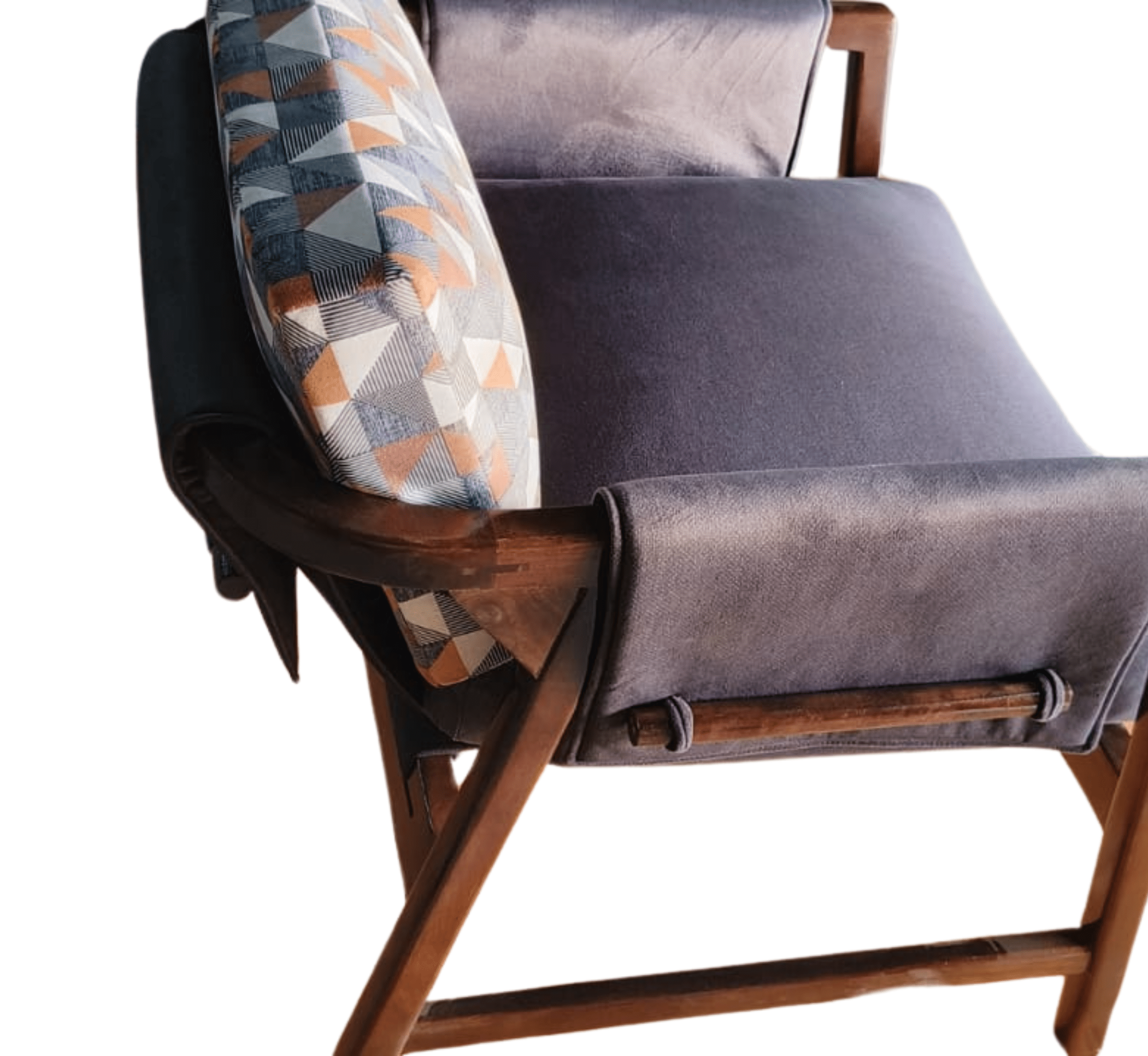 Gharaana Armchairs Kram Plush Armchair