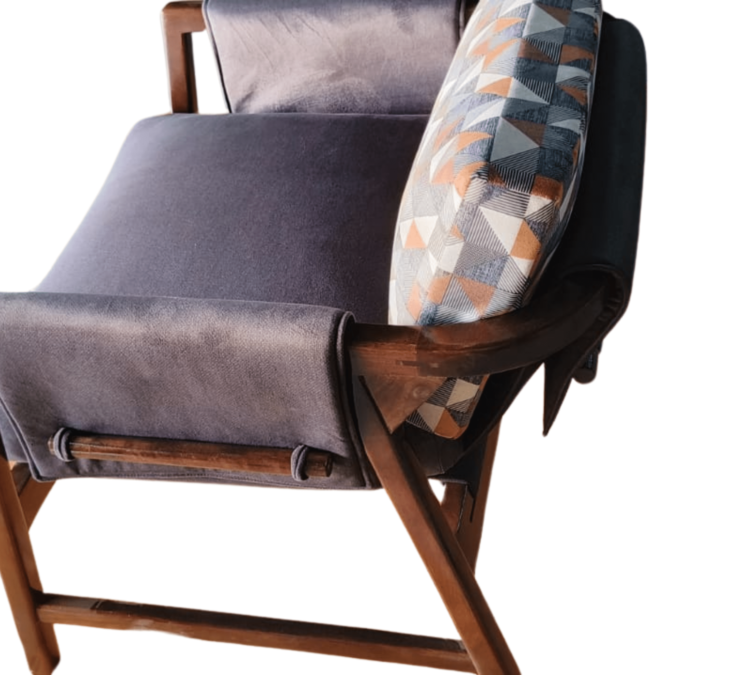 Gharaana Armchairs Kram Plush Armchair