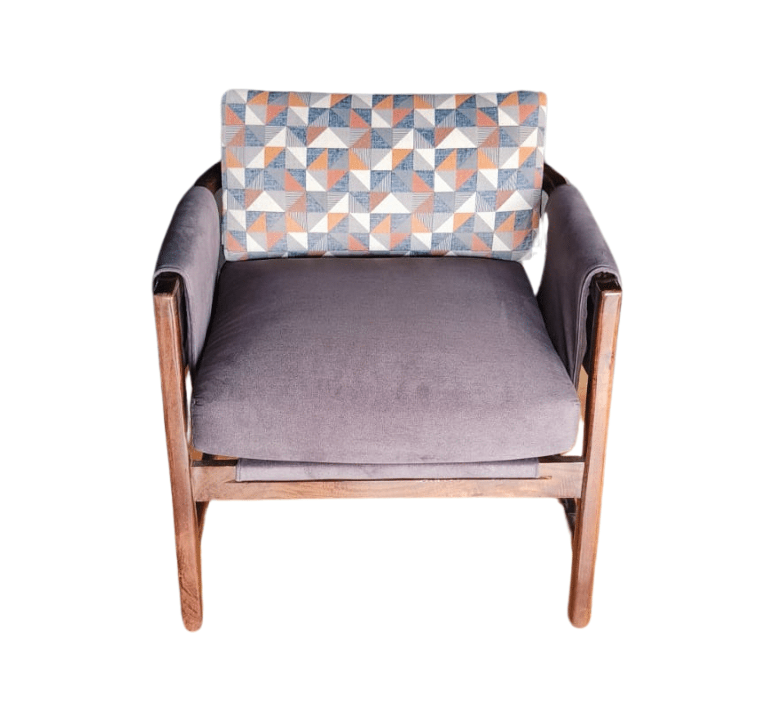 Gharaana Armchairs Kram Plush Armchair