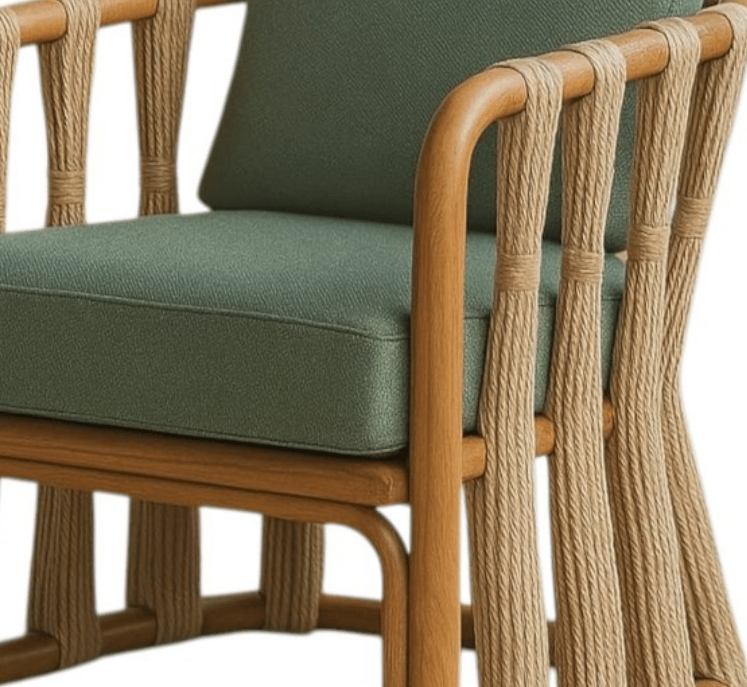 Gharaana Armchairs Mac & Morgan Plush Armchair
