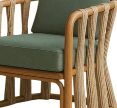 Gharaana Armchairs Mac & Morgan Plush Armchair