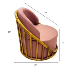 Gharaana Armchairs Sloan Plush Armchair