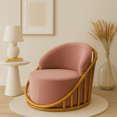 Gharaana Armchairs Sloan Plush Armchair