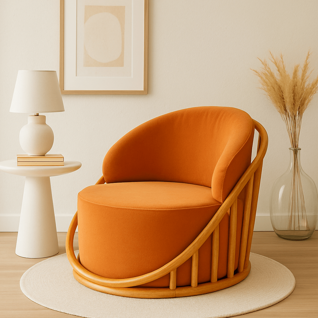 Gharaana Armchairs Sloan Plush Armchair