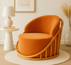 Gharaana Armchairs Sloan Plush Armchair