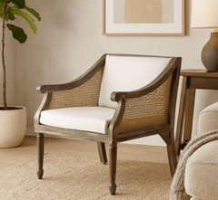 Gharaana Armchairs Woven Plush Armchair