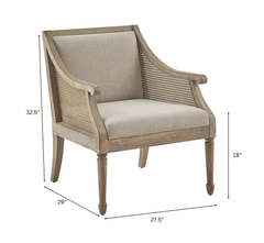 Gharaana Armchairs Woven Plush Armchair