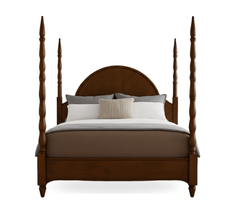 Gharaana Beds Anaya 100% Solid Wood Poster Bed