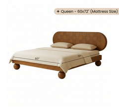 Gharaana Beds Isha 100% Solid Wood Bed