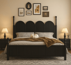 Gharaana Beds Kavya 100% Solid Wood Bed