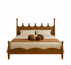 Gharaana Beds Lavanya 100% Solid Wood Bed