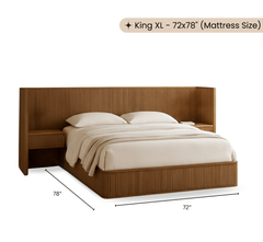 Gharaana Beds Maya 100% Solid Wood Bed