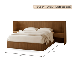 Gharaana Beds Maya 100% Solid Wood Bed