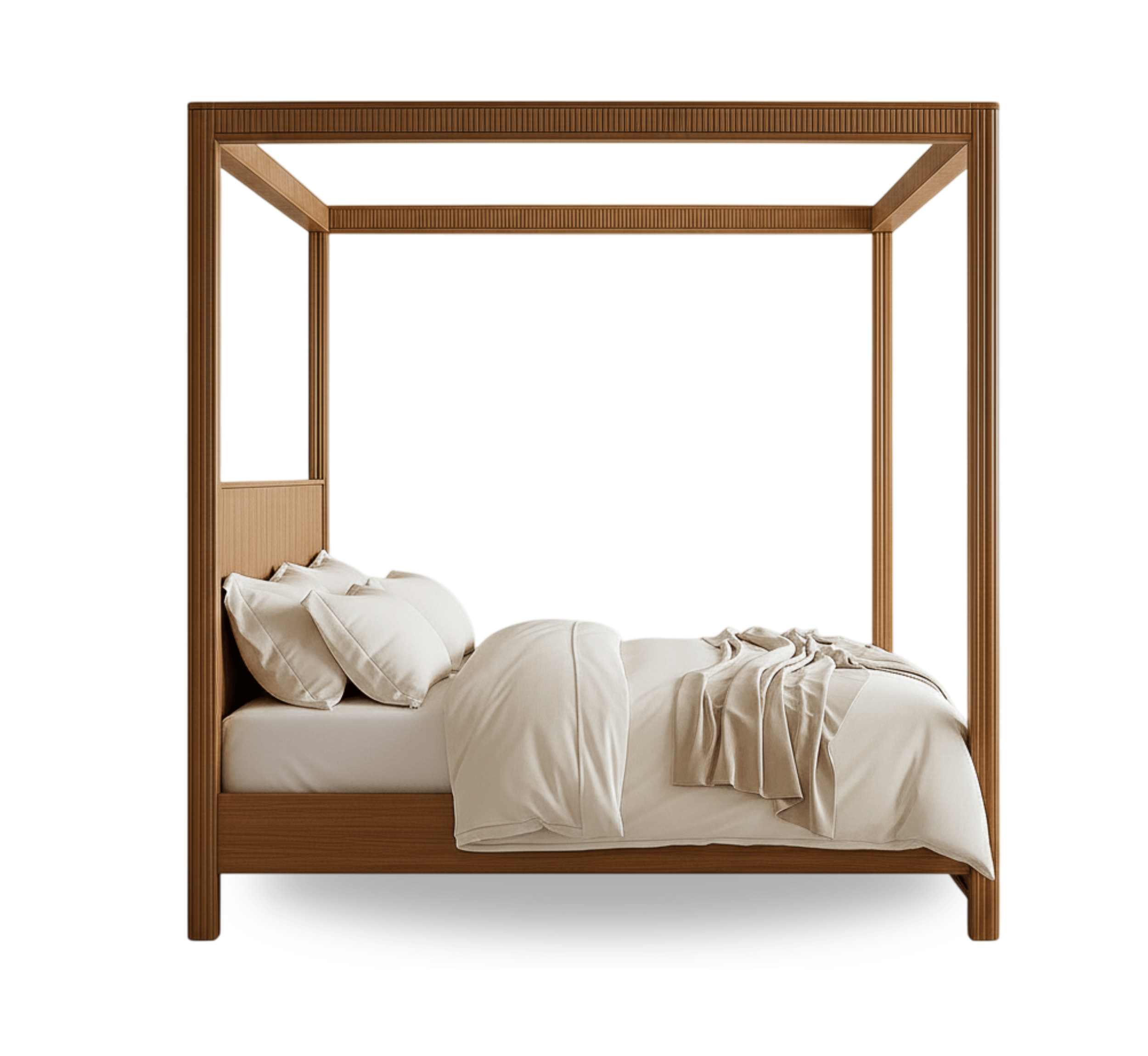 Gharaana Beds Sarah 100% Solid Wood Bed