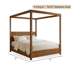 Gharaana Beds Sarah 100% Solid Wood Bed