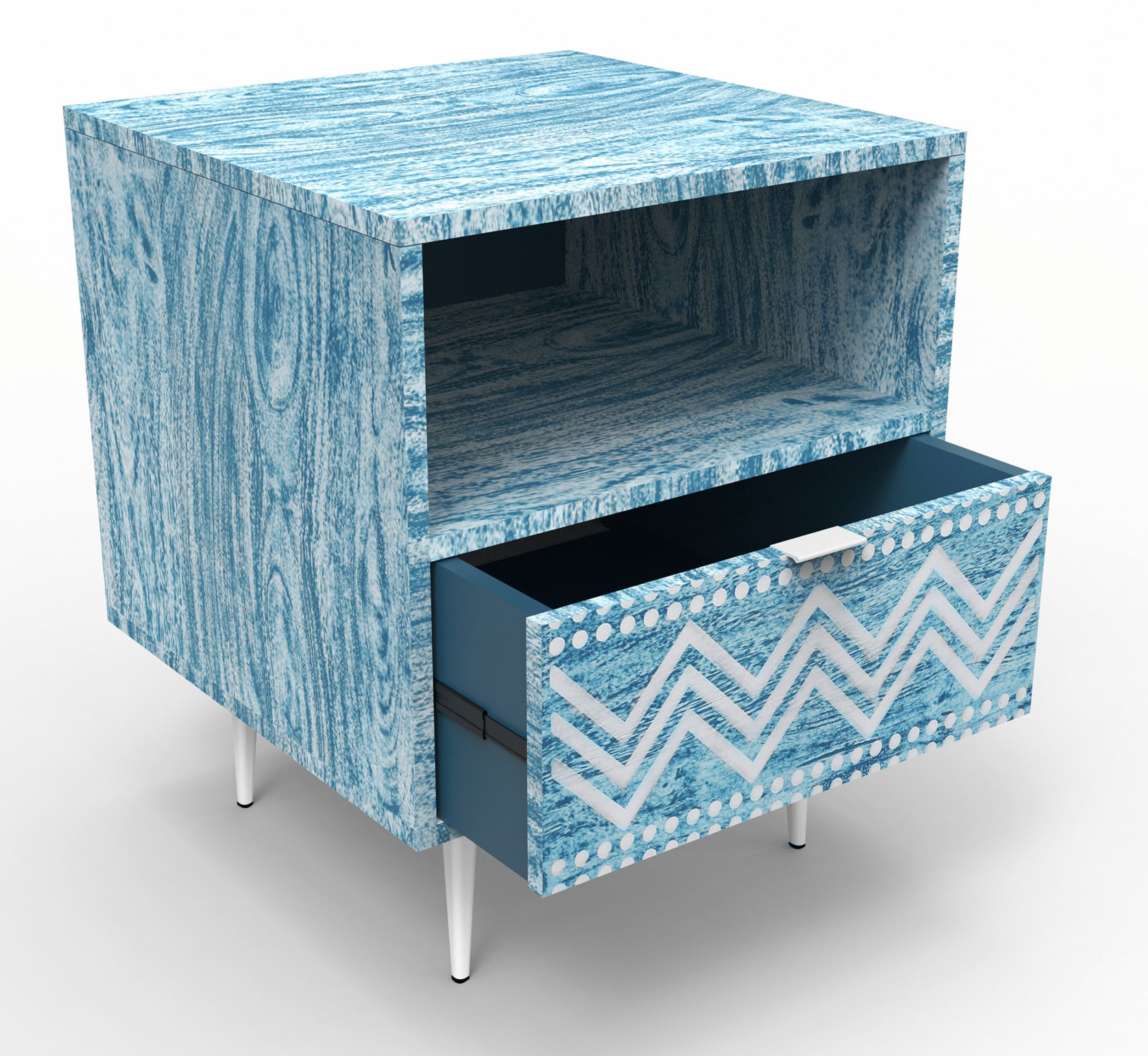 Gharaana Bedsides Verve Wooden Bedside Table