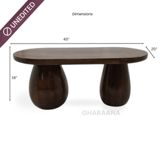 Gharaana Centre Tables Akira Wooden Centre Table