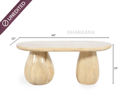 Gharaana Centre Tables Akira Wooden Centre Table