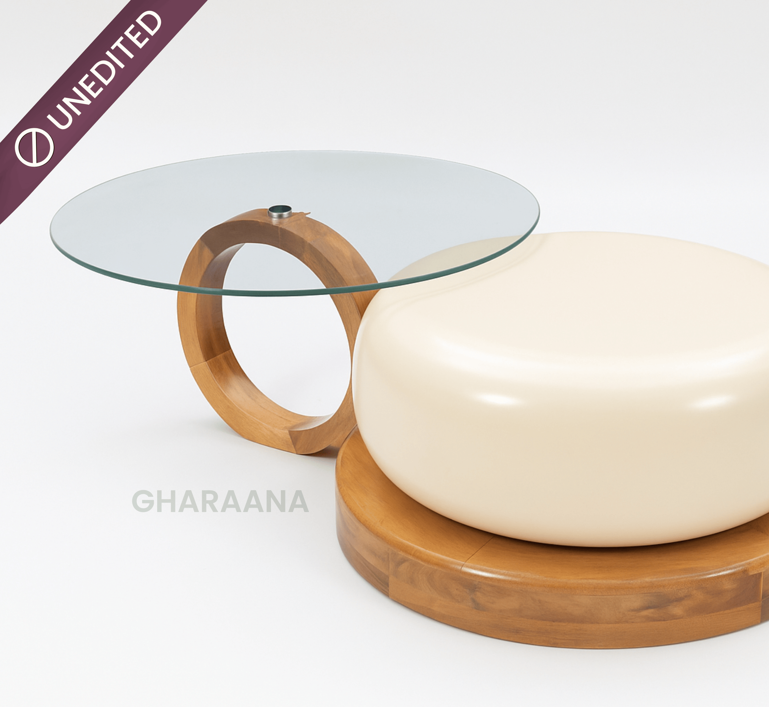 Gharaana Centre Tables Amiya Modern Wooden Nesting Centre Tables