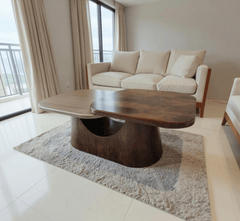 Gharaana Centre Tables Bruno Wooden 3-Tier Centre Table