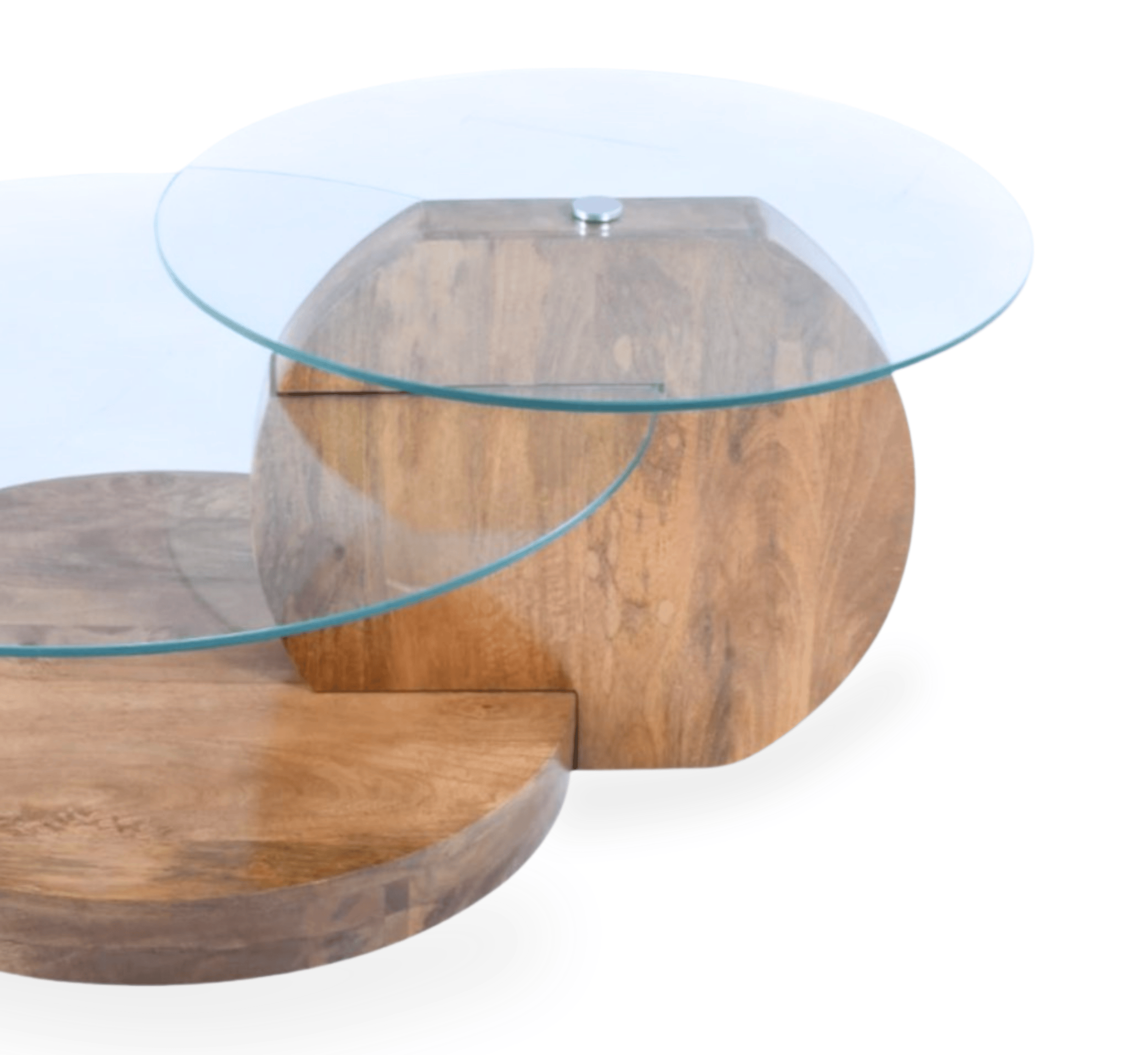 Gharaana Centre Tables Bunch Wooden Nesting Centre Tables