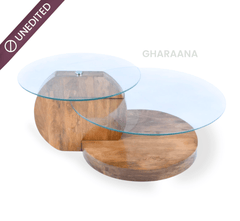 Gharaana Centre Tables Bunch Wooden Nesting Centre Tables