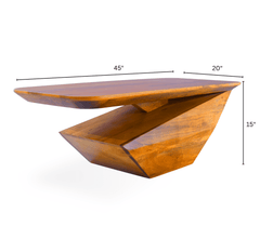 Gharaana Centre Tables Gravity Wooden Centre Table