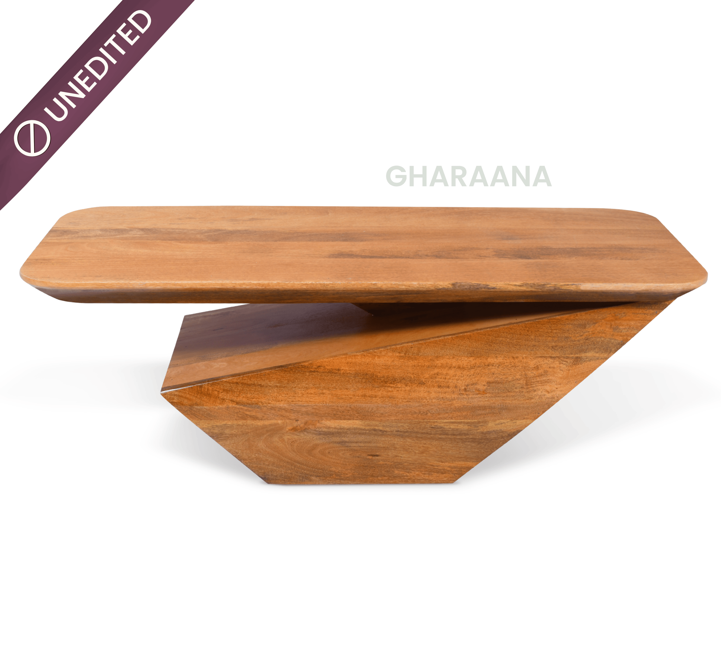 Gharaana Centre Tables Gravity Wooden Centre Table - Small