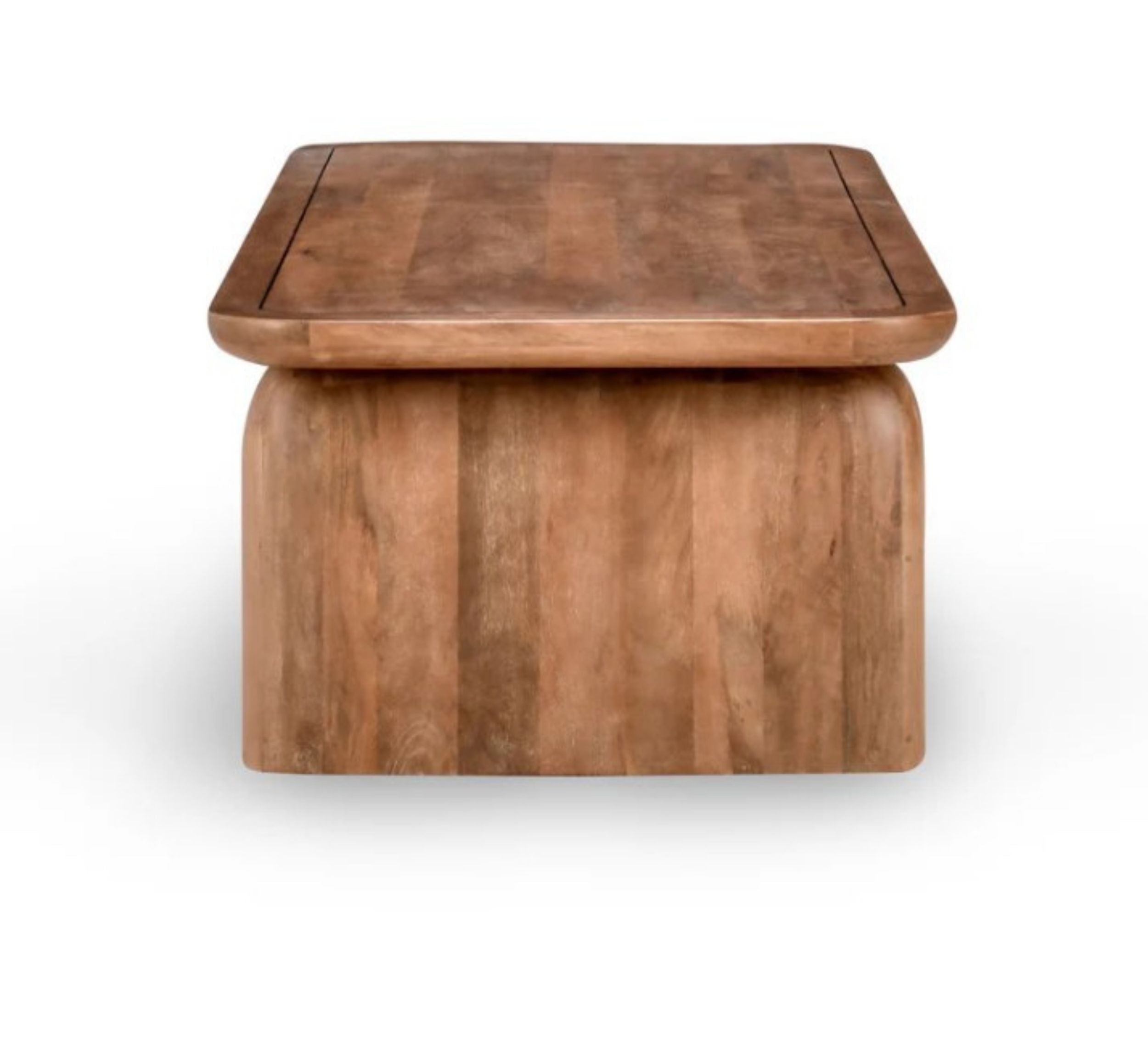 Gharaana Centre Tables Jive Rectangular Top Solid Wood Center Table