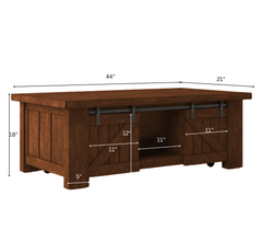 Gharaana Centre Tables Pravesh Wooden Storage Centre Table