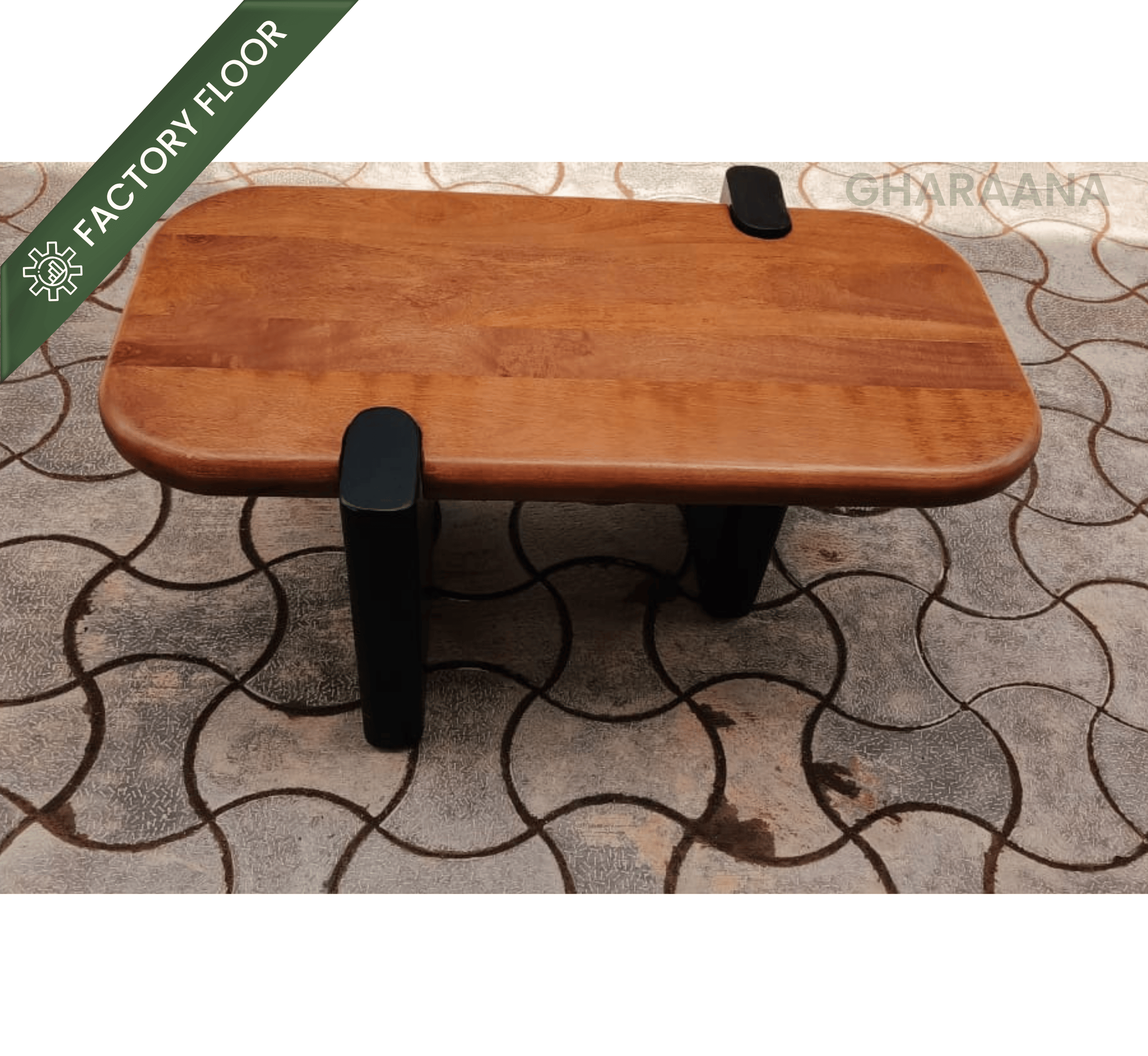 Gharaana Centre Tables Rooted Wooden Centre Table
