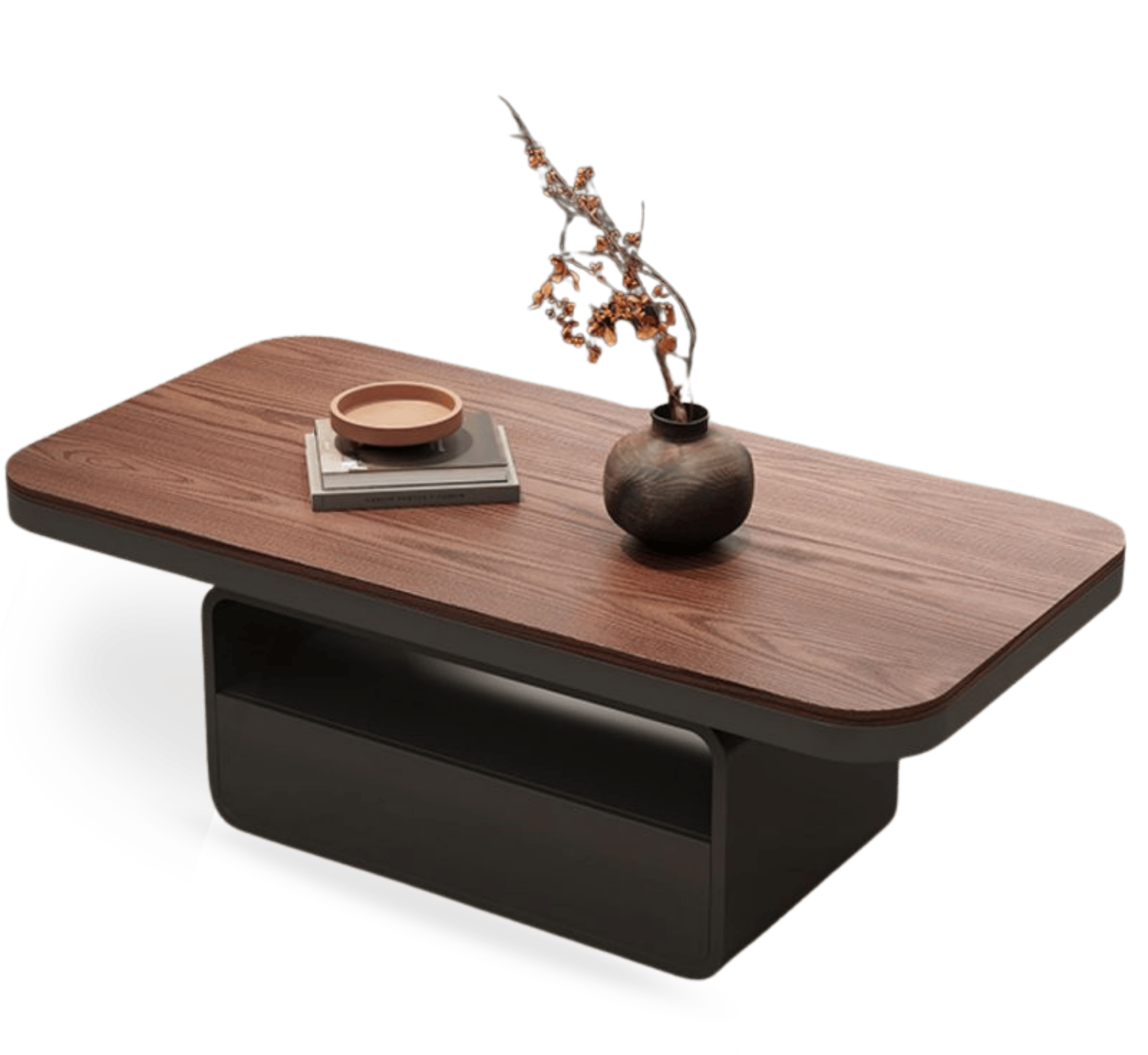 Gharaana Centre Tables Sibaya Wooden Storage Centre Table