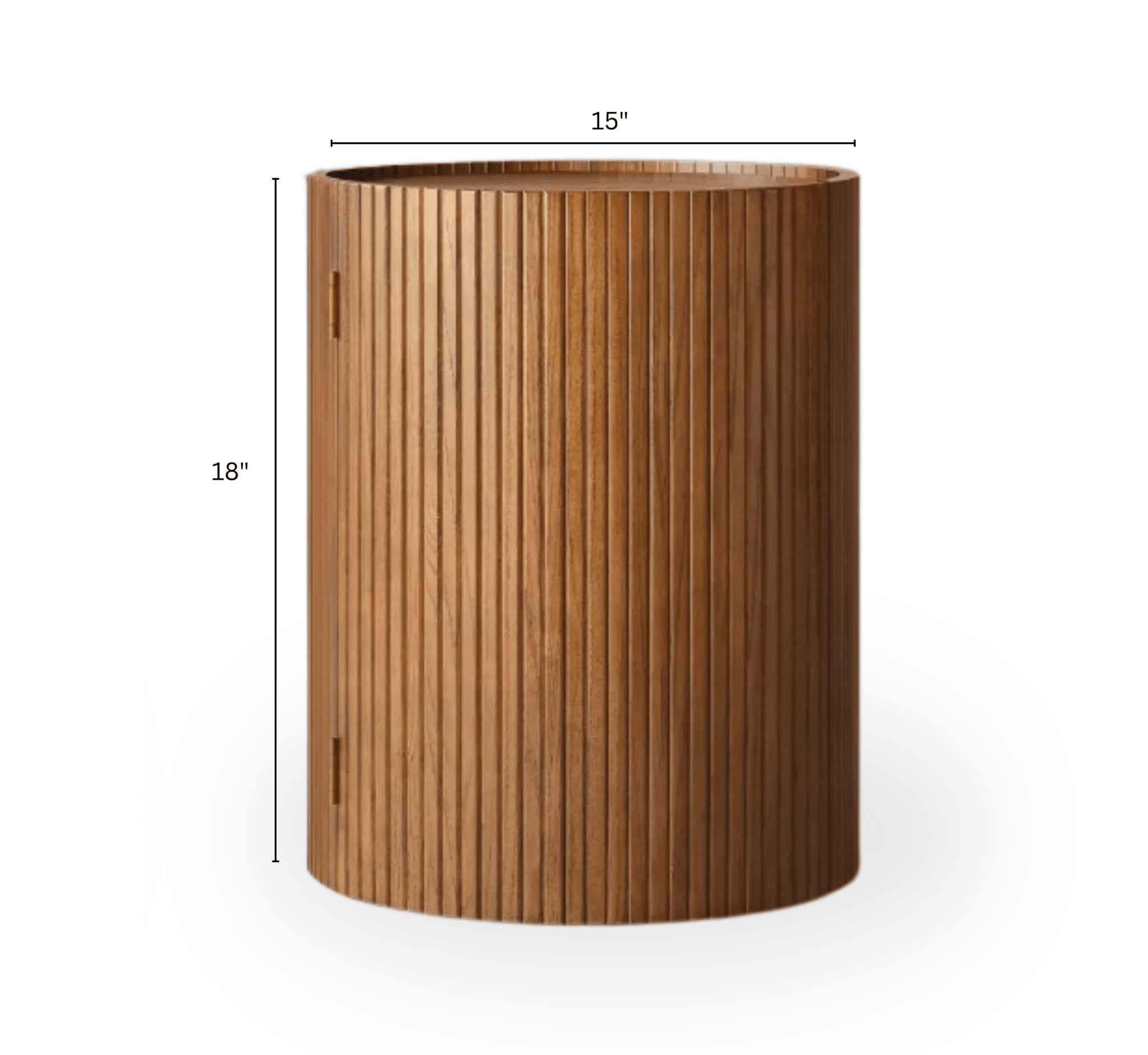 Sloan Fluted Leg Wooden Centre Table & Side Table Combo - Centre Tables - Gharaana