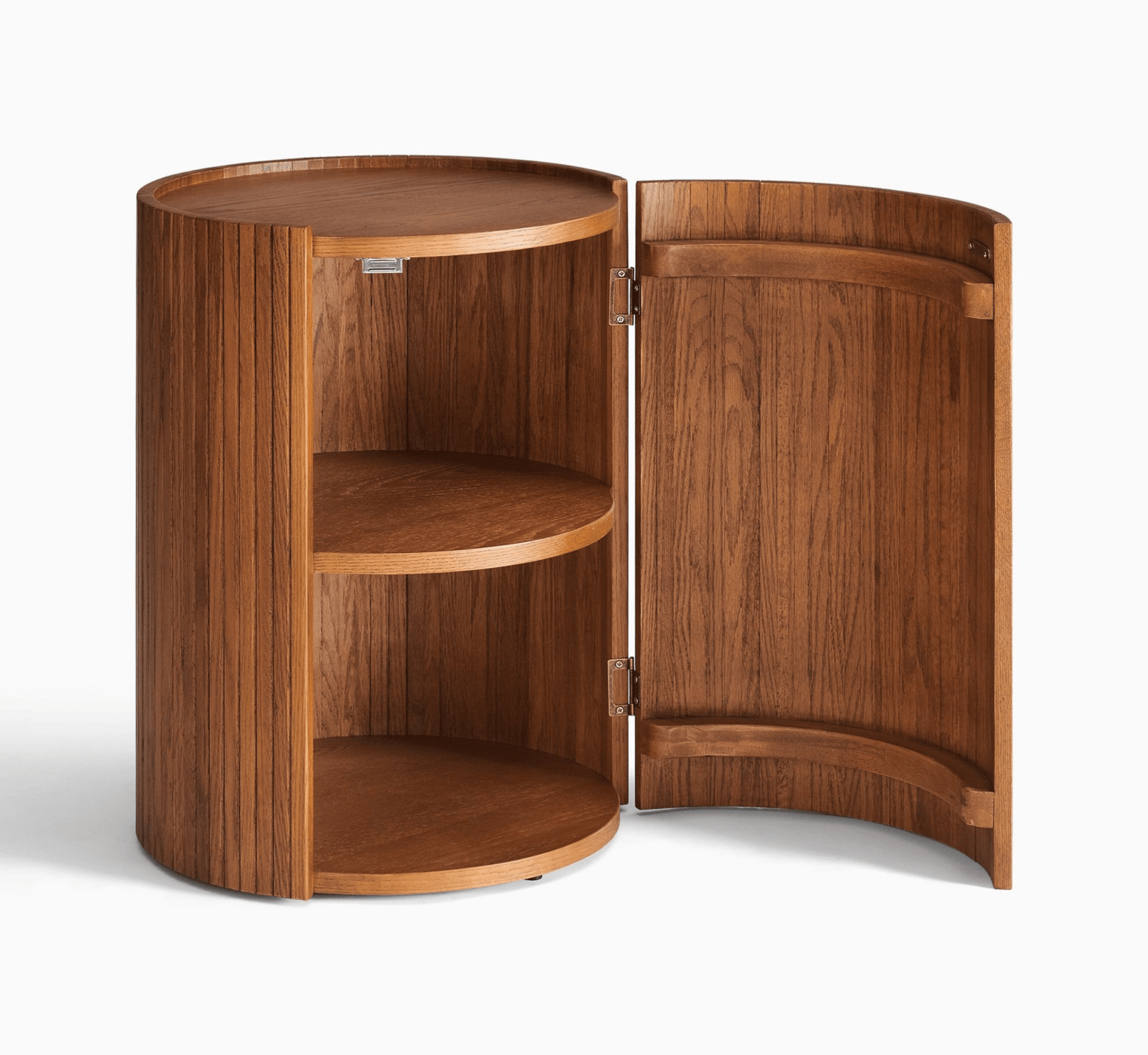 Sloan Fluted Leg Wooden Centre Table & Side Table Combo - Centre Tables - Gharaana
