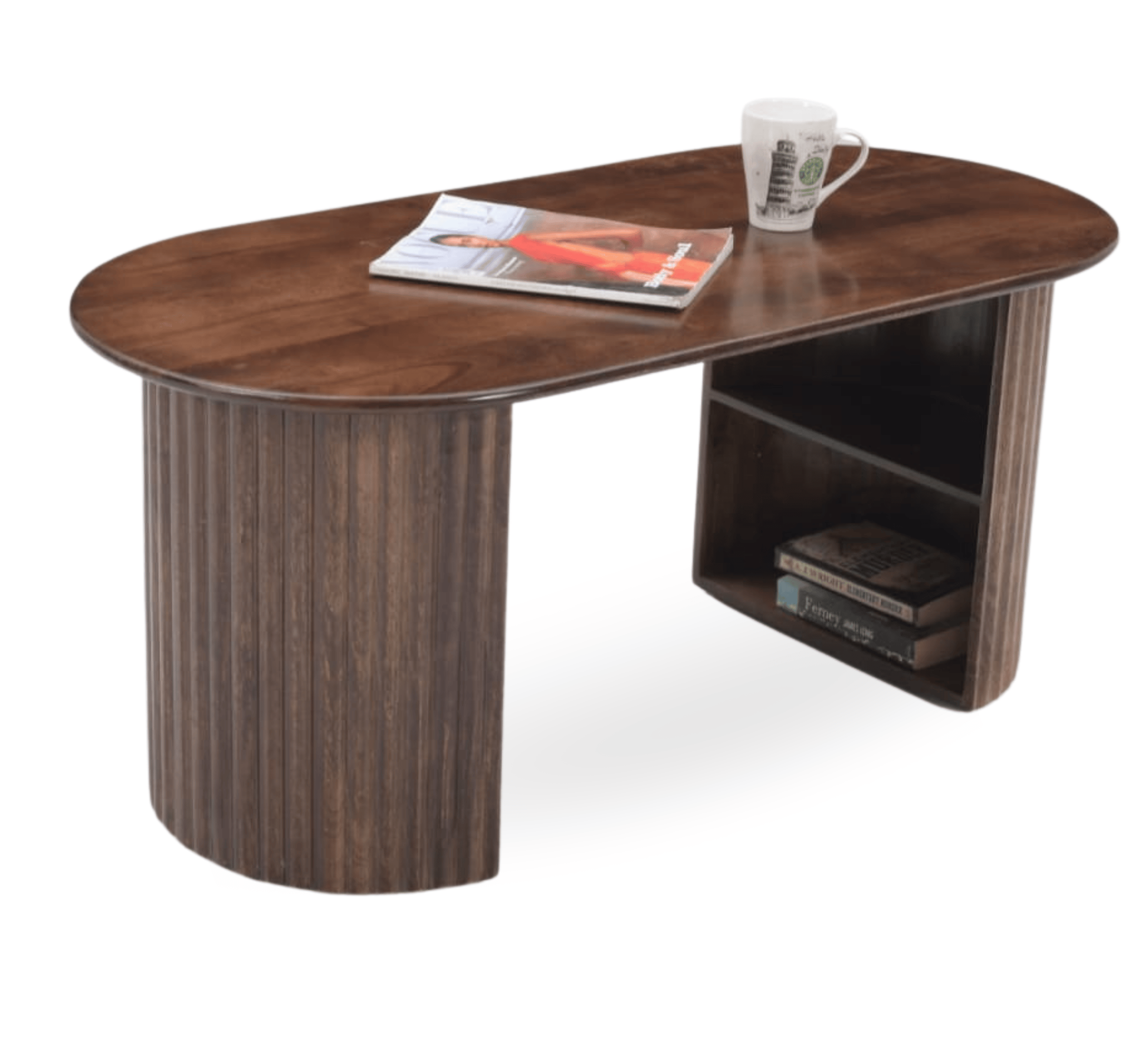 Gharaana Centre Tables Sloan Wooden Storage Centre Table