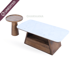 Gharaana Centre Tables Spectra Wooden Nesting Centre Tables