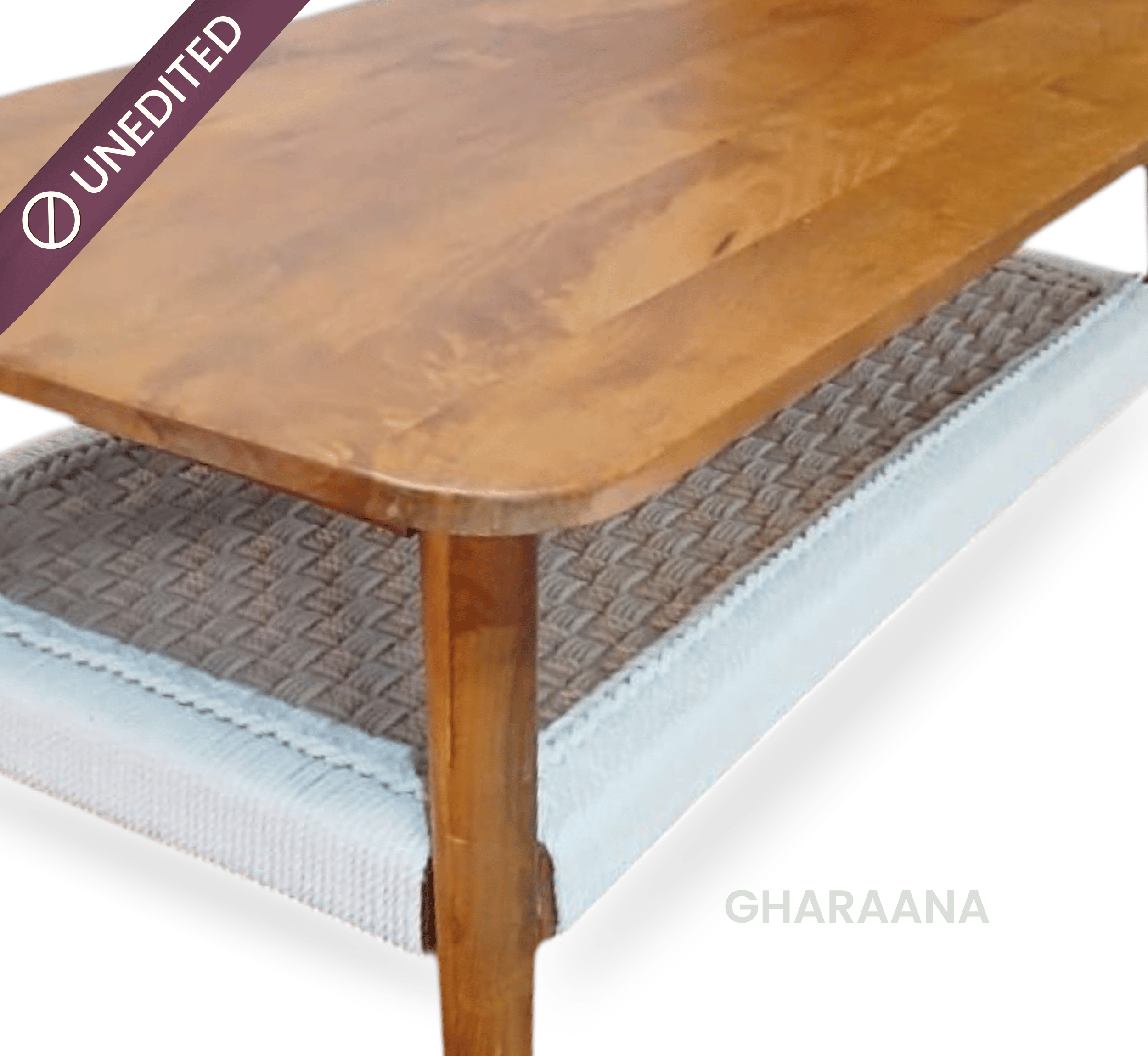 Gharaana Centre Tables Vyut Wooden 2-Tier Centre Table