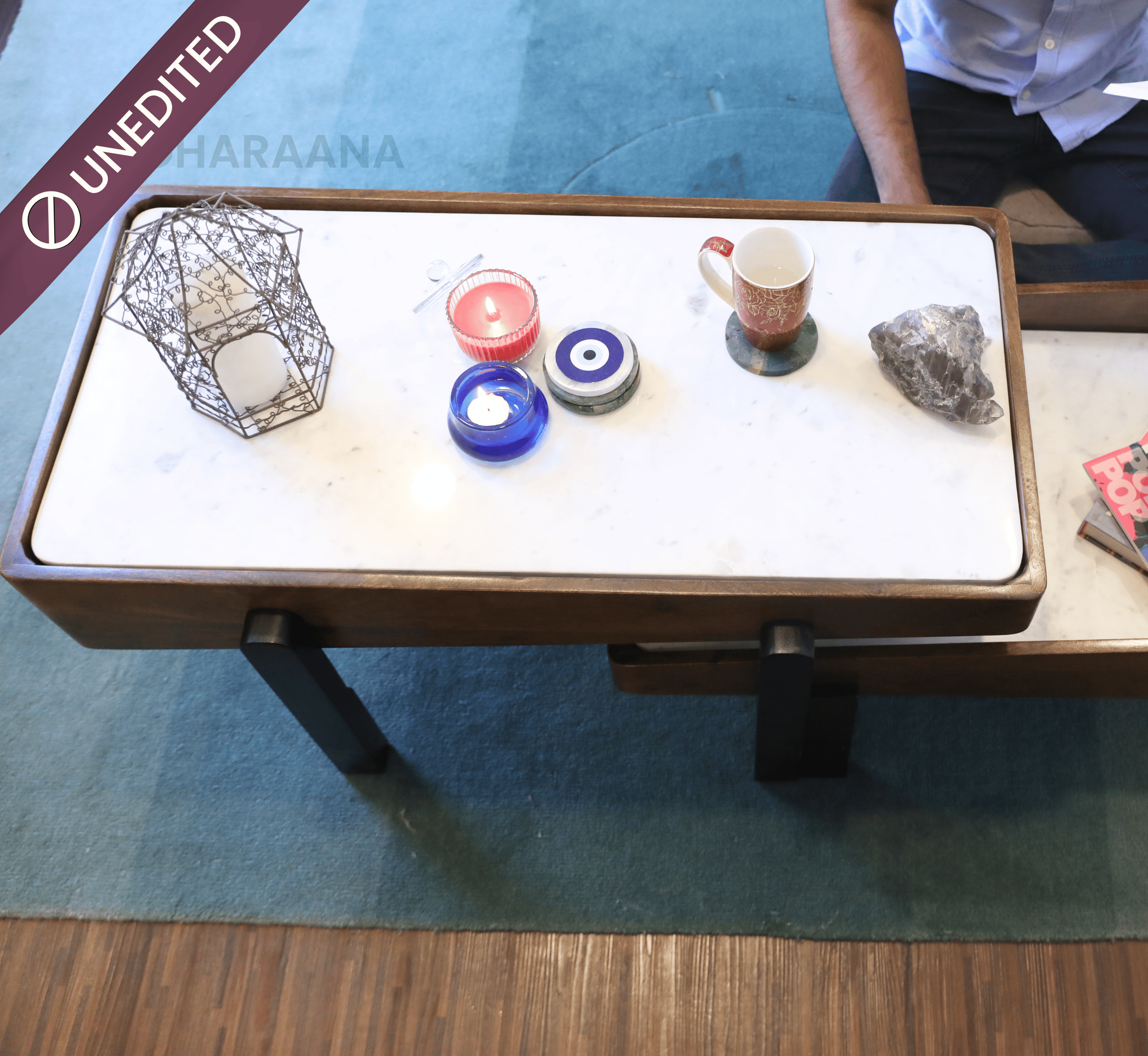 Gharaana Coffee Table Panache Wooden Nesting Centre Tables