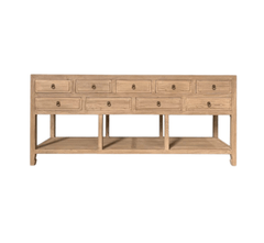 Gharaana Console Tables Aarna 7FT Wide Storage Console Table