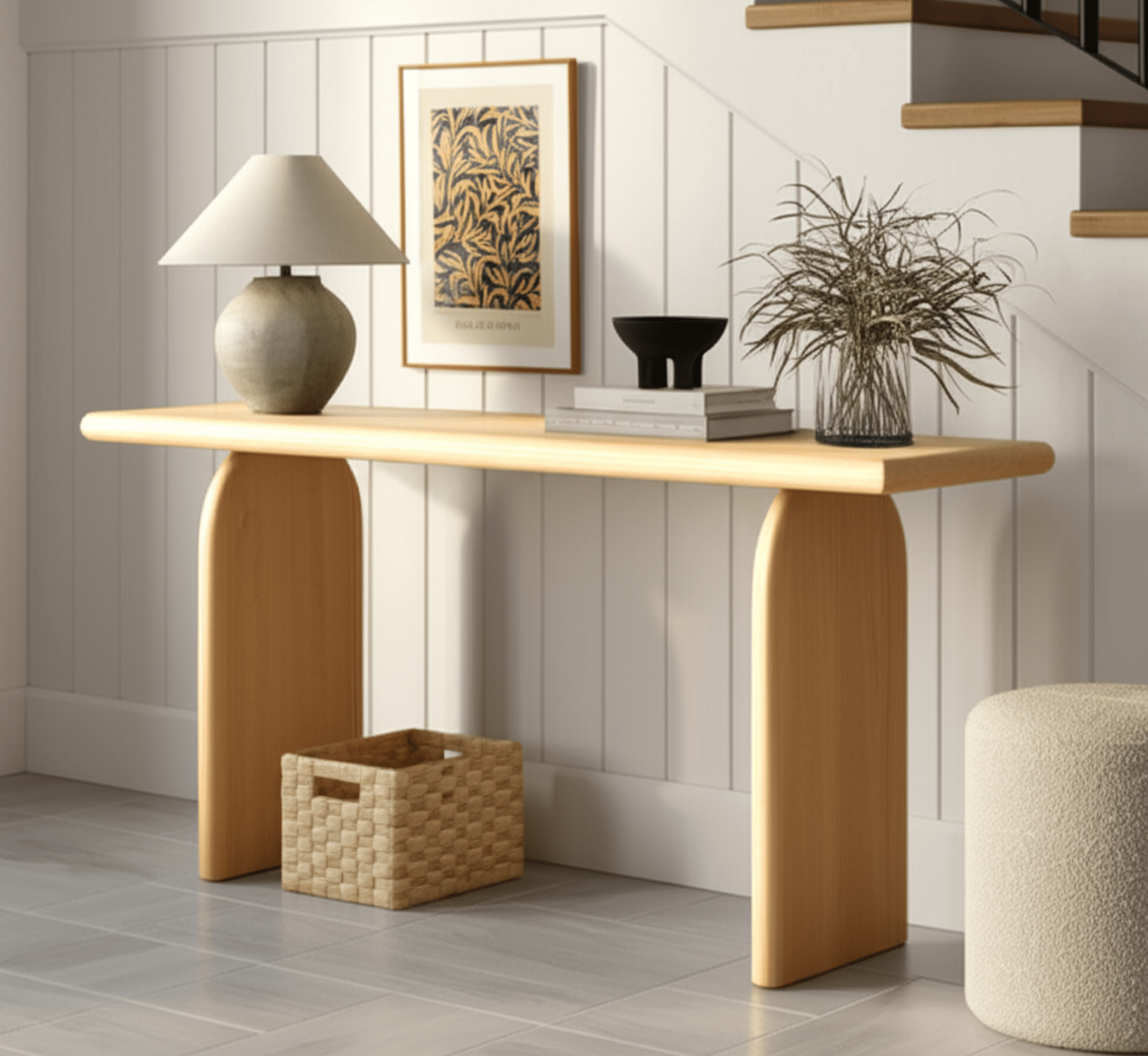 Gharaana Console Tables Akaaya Wooden Console Table