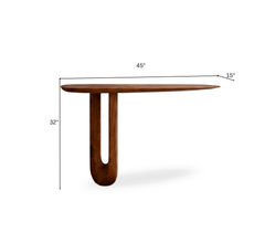 Avira Wooden Console Table - Console Tables - Gharaana