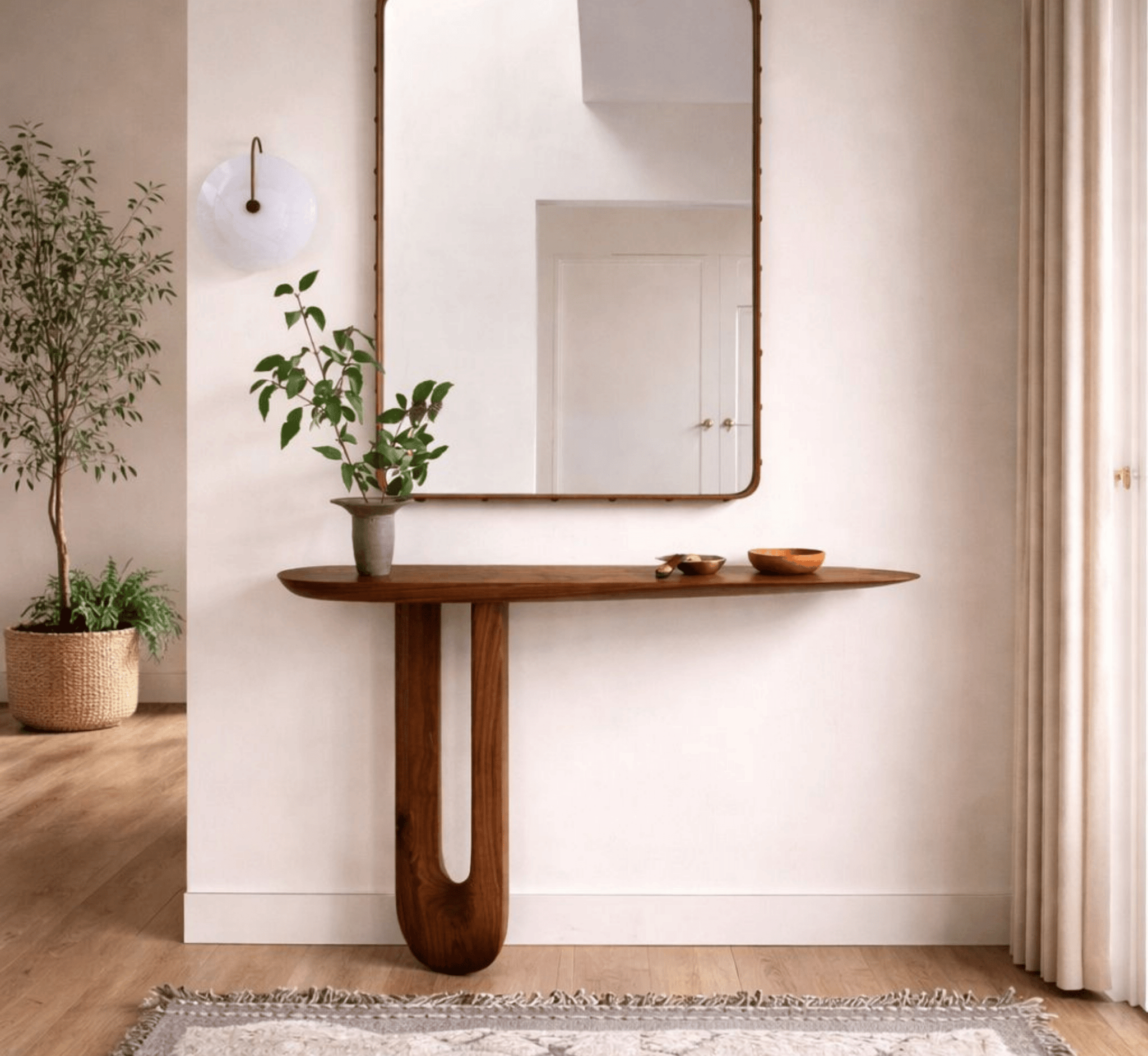 Avira Wooden Console Table - Console Tables - Gharaana