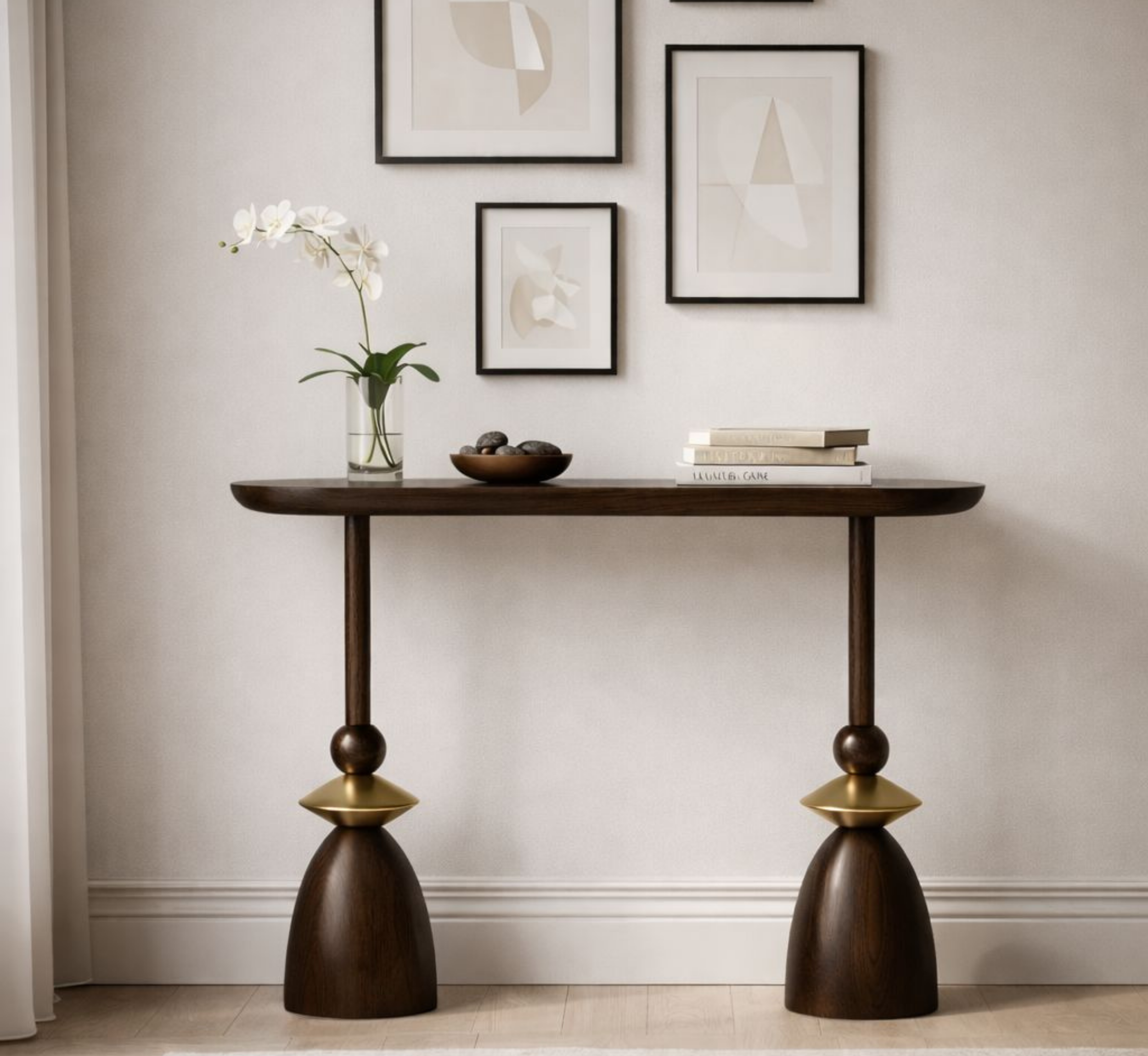 Gharaana Console Tables Kori Wooden Console Table