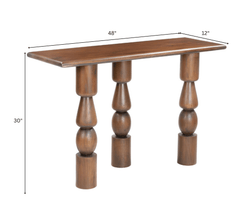 Gharaana Console Tables Ohm Wooden Console Table
