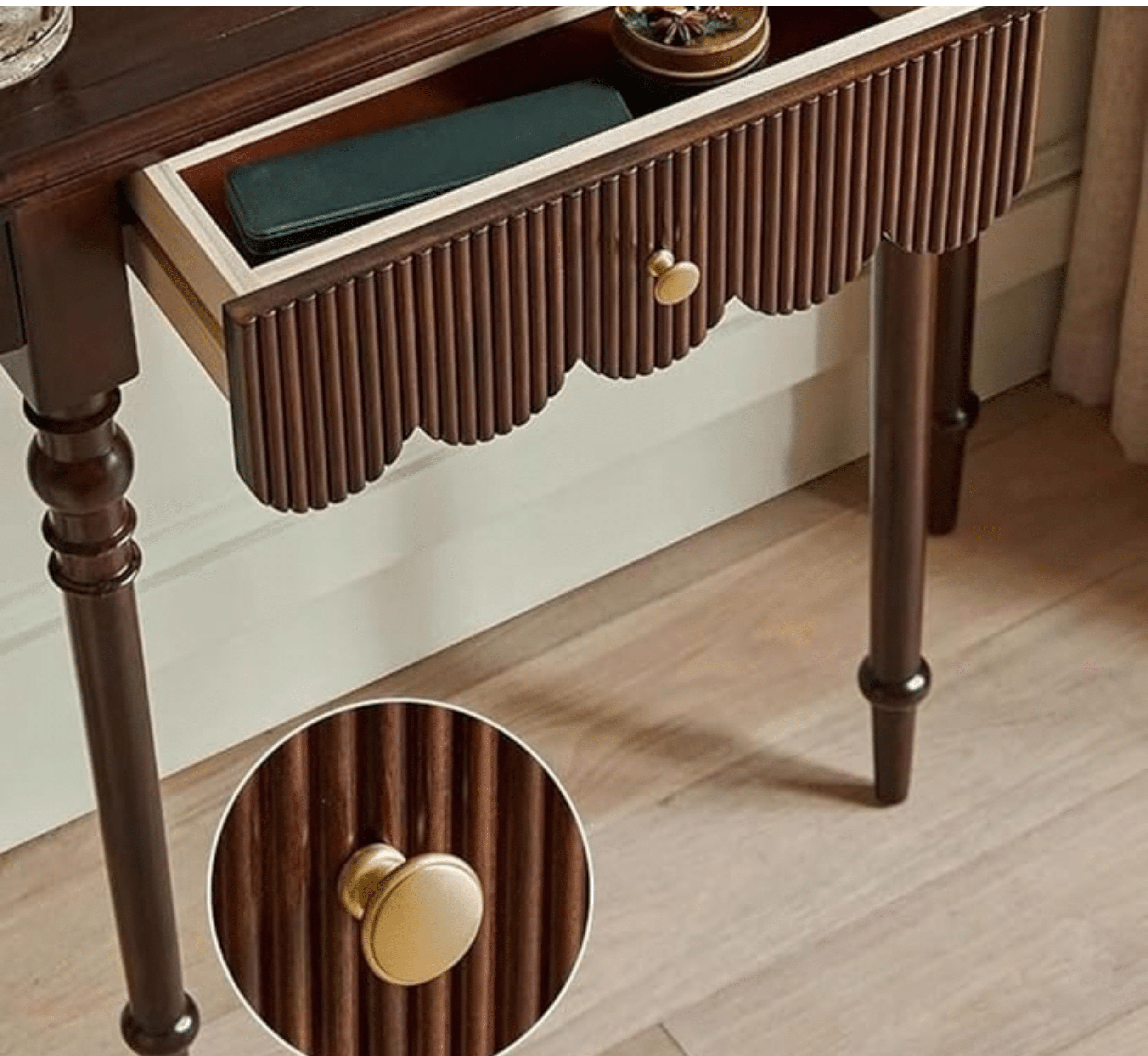 Gharaana Console Tables Sama Wooden Console Table