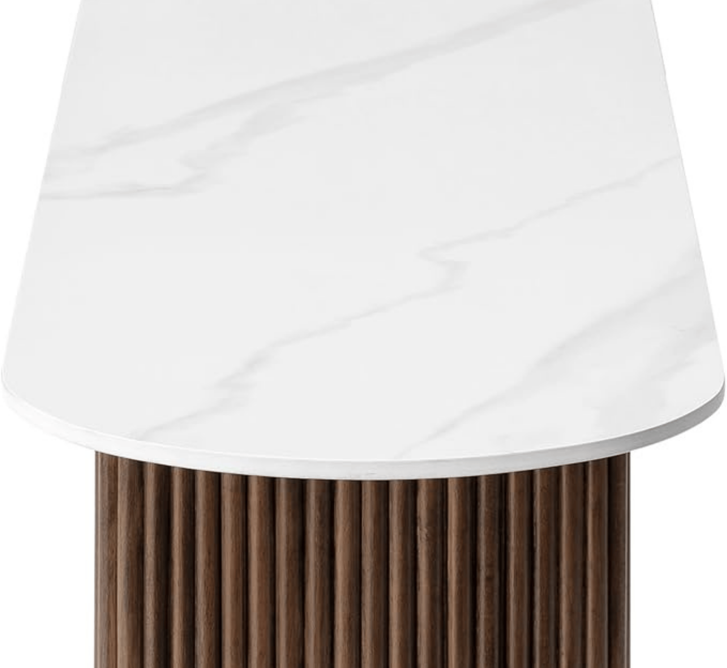 Gharaana Console Tables Sula Wooden Marble-Top Console Table