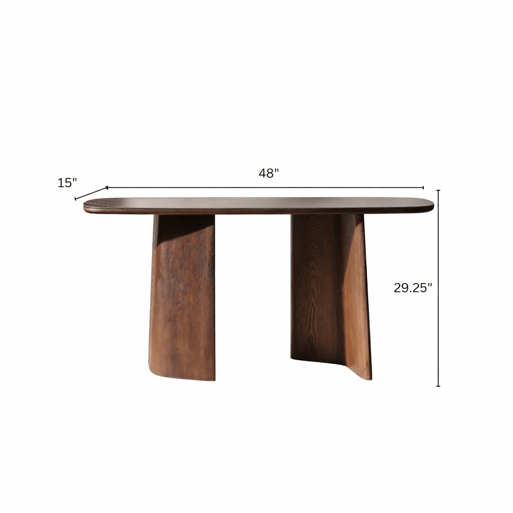 Vianaar Wooden Console Table - Console Tables - Gharaana