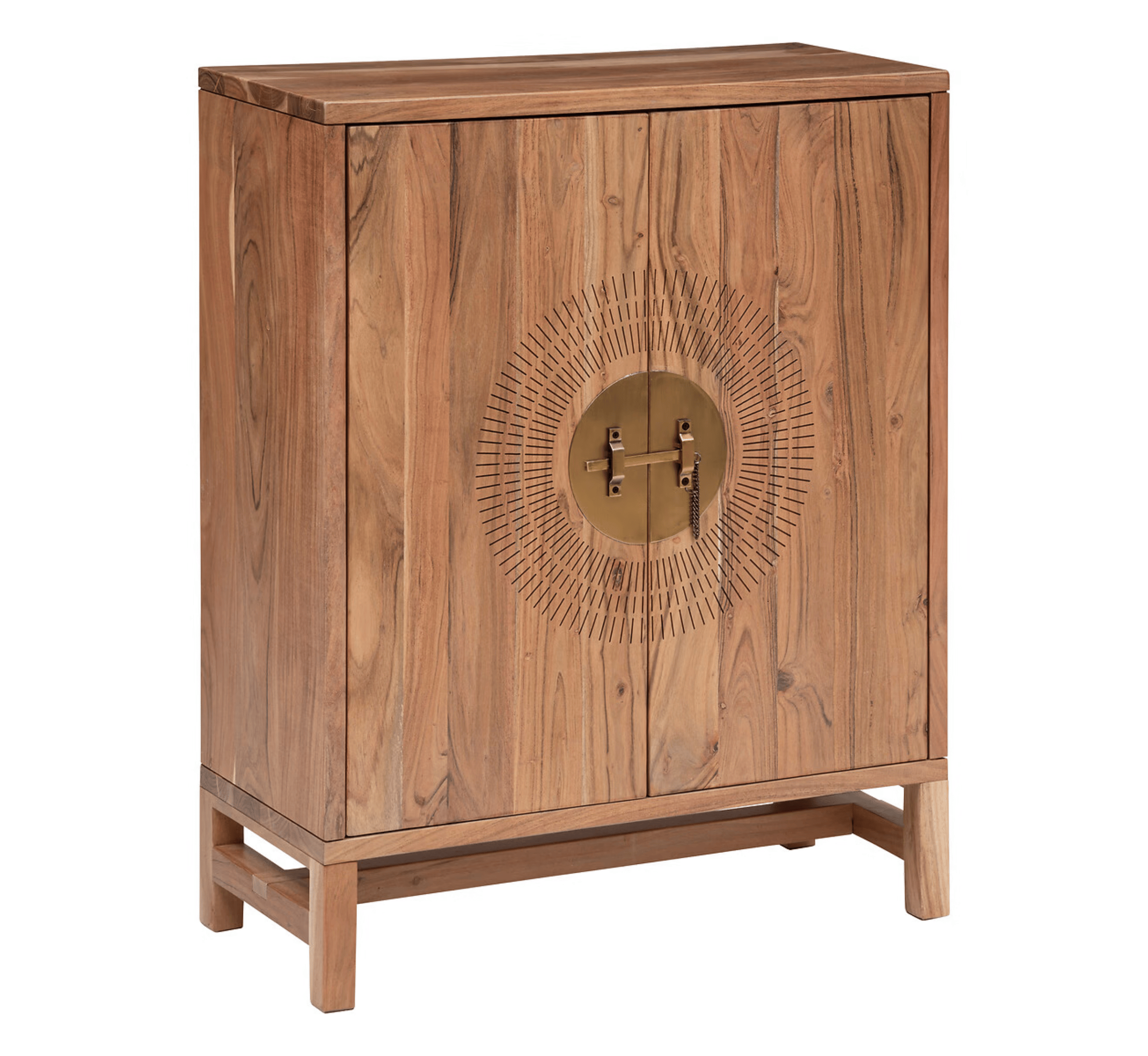 Gharaana Credenza Hutches Armour Wooden Storage Cabinet