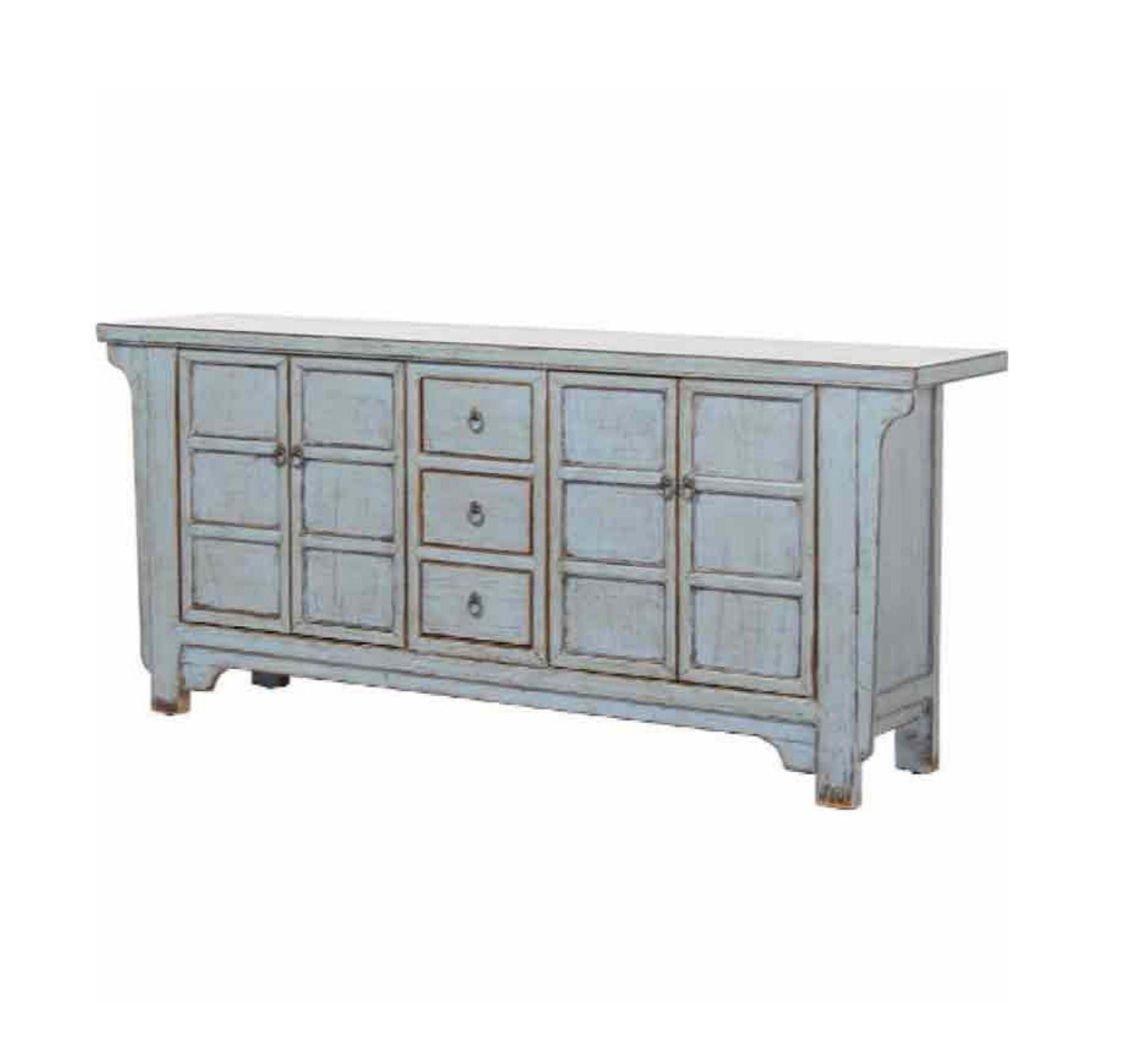 Gharaana Credenza Hutches Melange Wooden 6FT Console